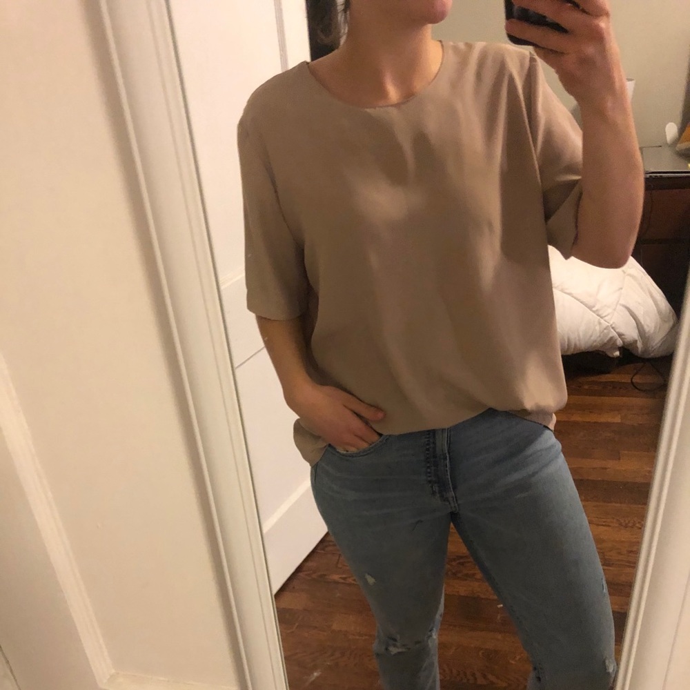 Biege blouse EUC